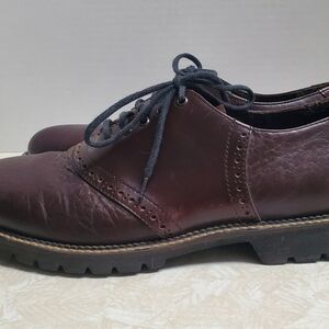 Men's H.S. Trask Bison Leather Oxfords